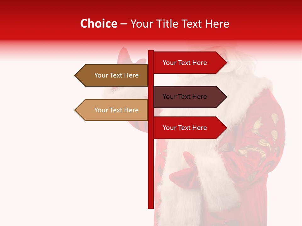 Face Noel Costume PowerPoint Template