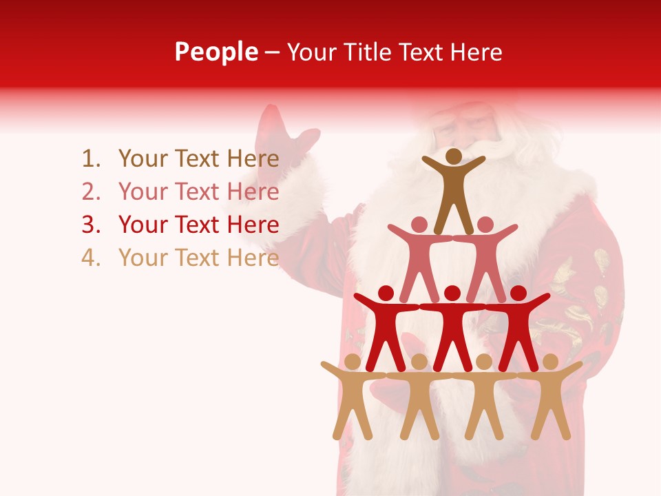 Face Noel Costume PowerPoint Template