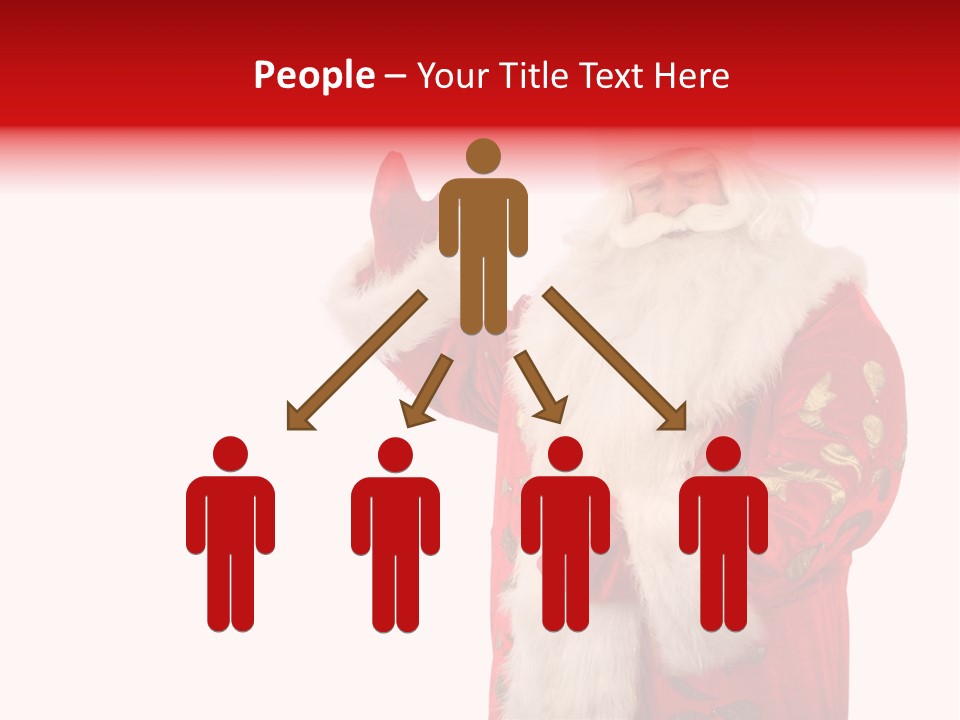 Face Noel Costume PowerPoint Template