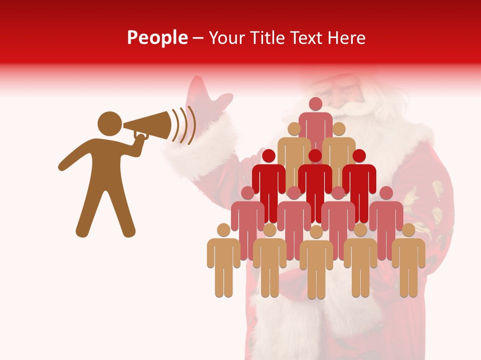 Face Noel Costume PowerPoint Template