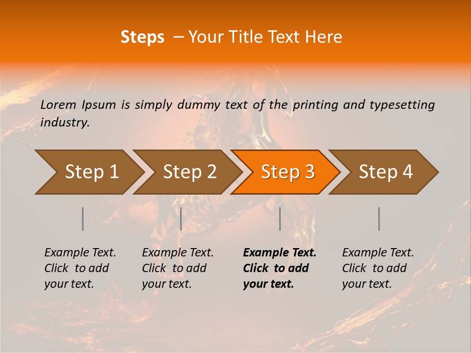 Pursuit Concepts Horse PowerPoint Template