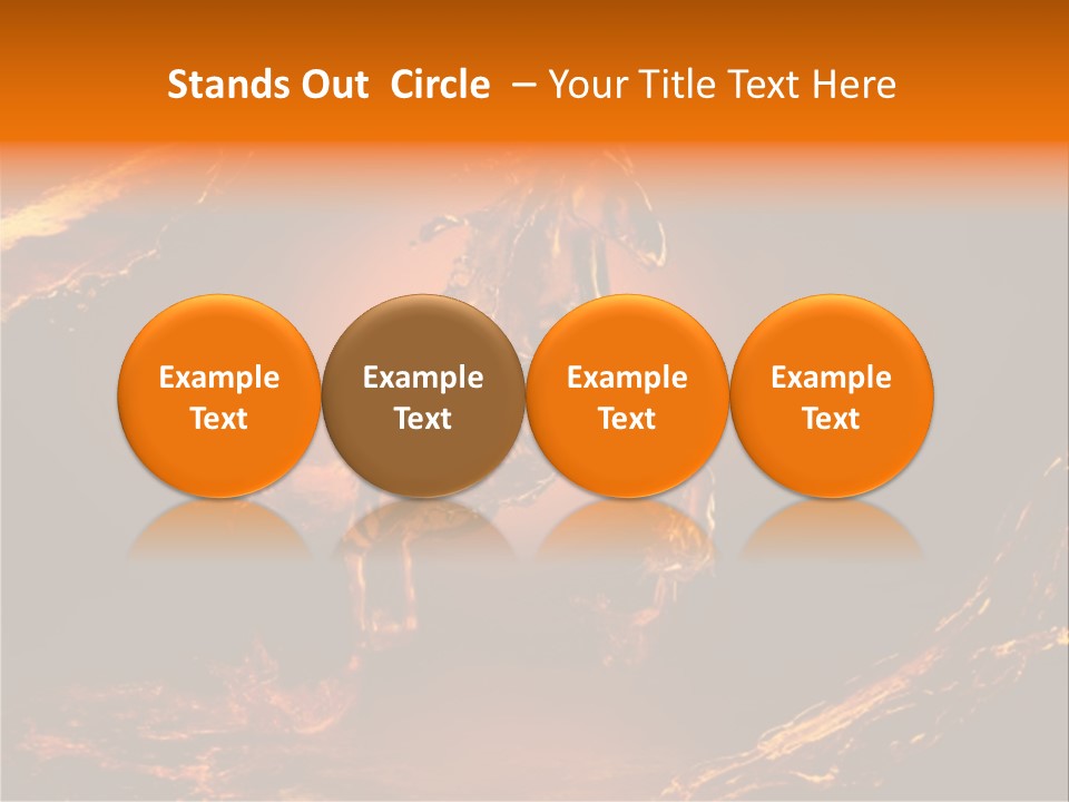 Pursuit Concepts Horse PowerPoint Template