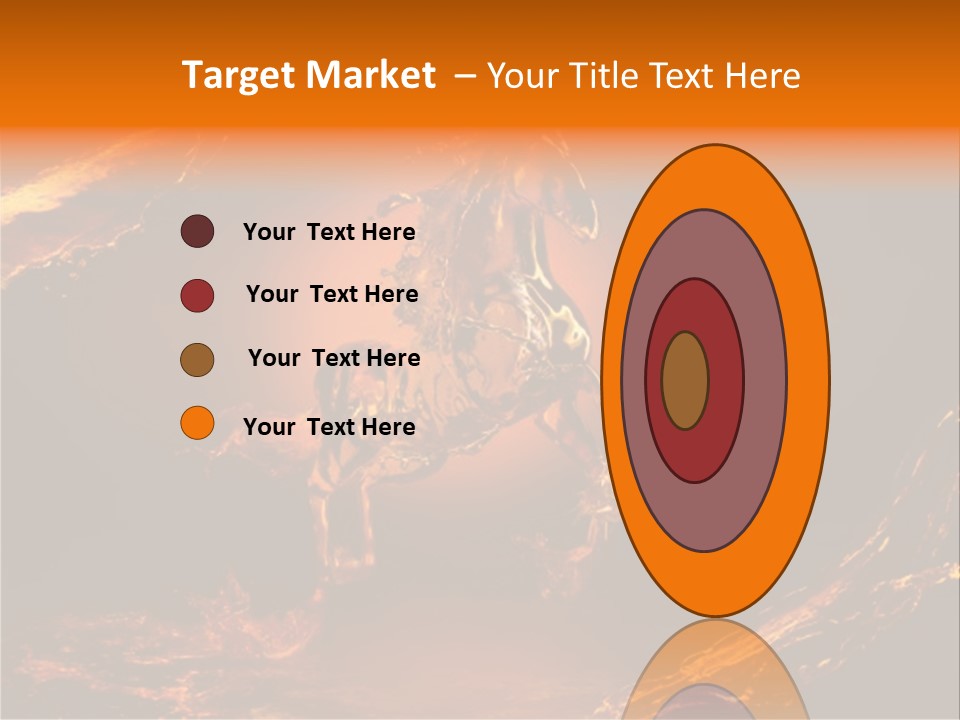 Pursuit Concepts Horse PowerPoint Template