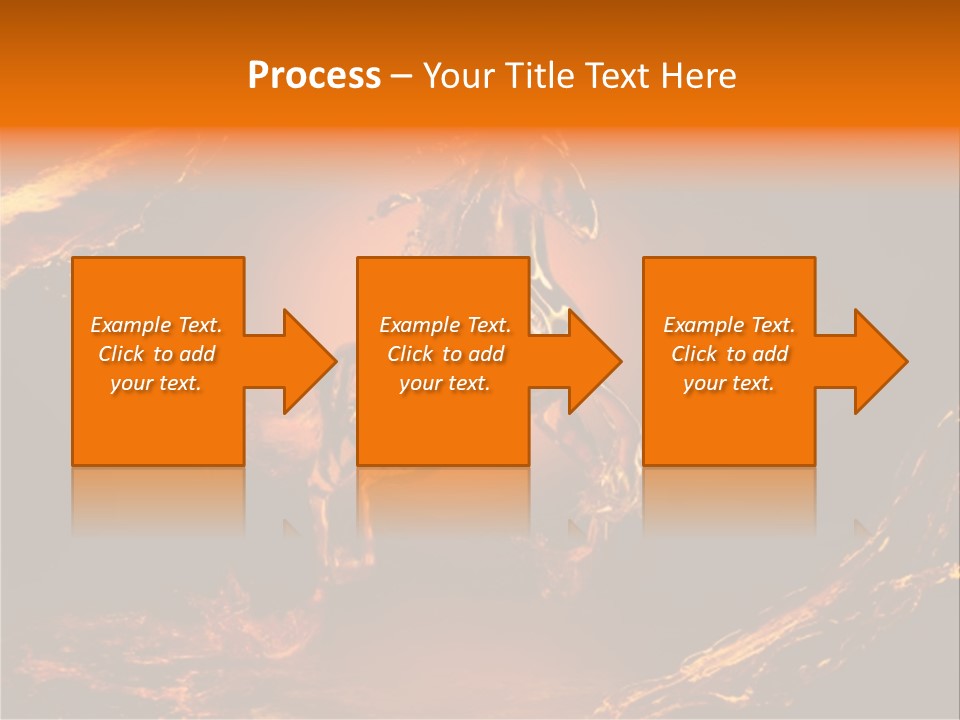 Pursuit Concepts Horse PowerPoint Template