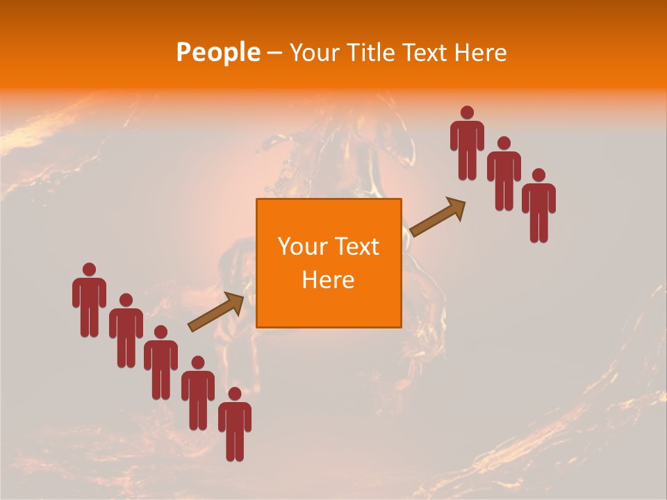 Pursuit Concepts Horse PowerPoint Template