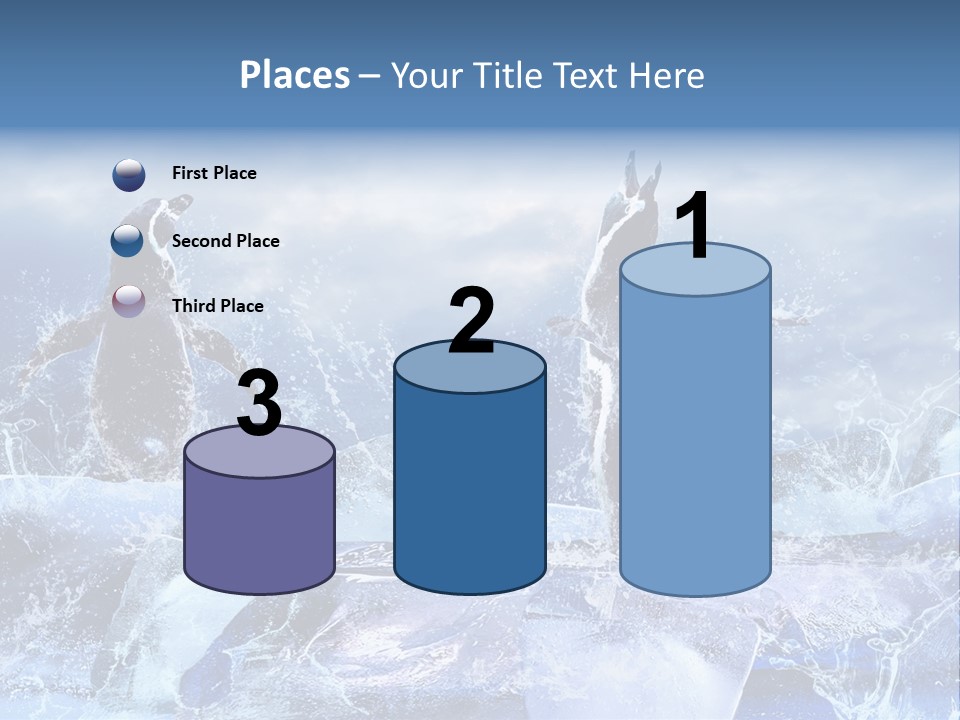 Nature Arctic Water PowerPoint Template