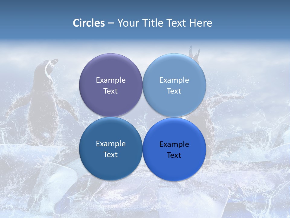 Nature Arctic Water PowerPoint Template