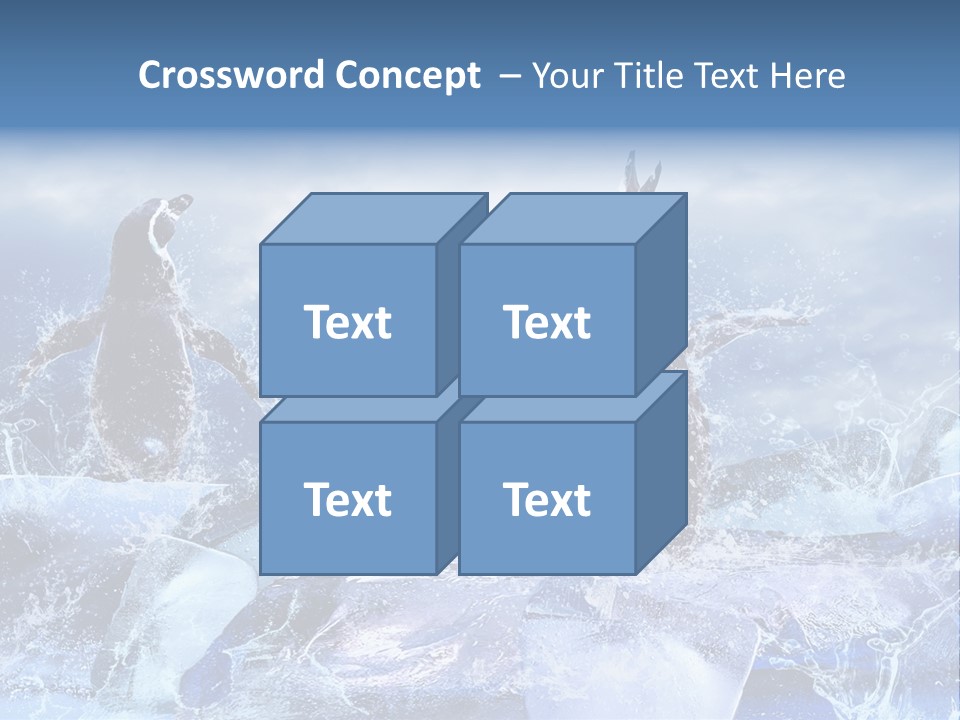 Nature Arctic Water PowerPoint Template