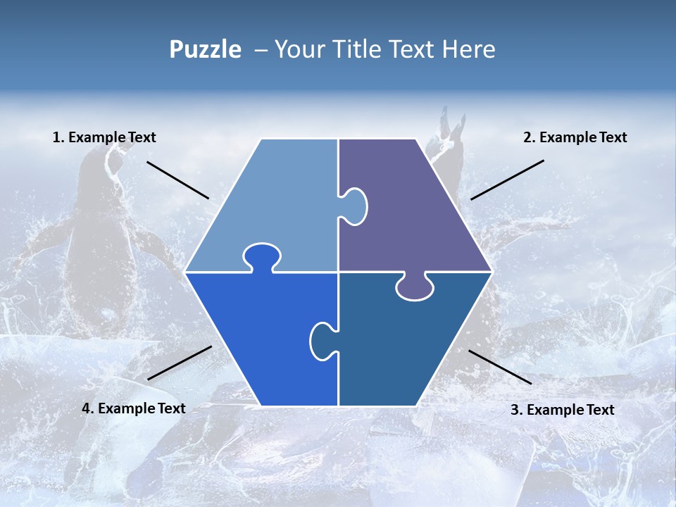 Nature Arctic Water PowerPoint Template