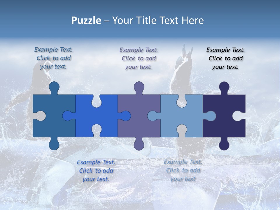 Nature Arctic Water PowerPoint Template