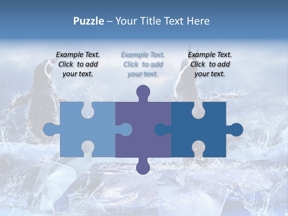 Nature Arctic Water PowerPoint Template