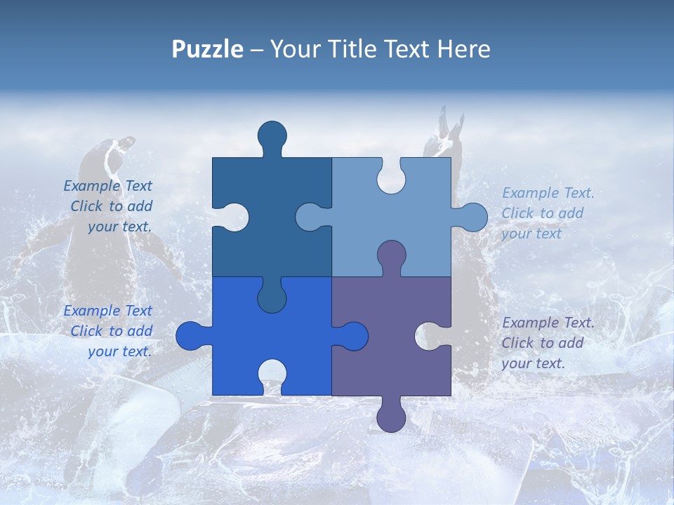 Nature Arctic Water PowerPoint Template