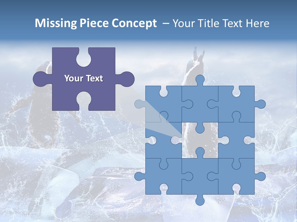 Nature Arctic Water PowerPoint Template