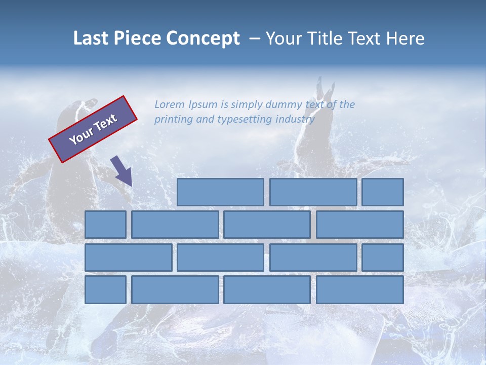 Nature Arctic Water PowerPoint Template