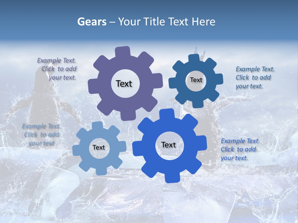 Nature Arctic Water PowerPoint Template