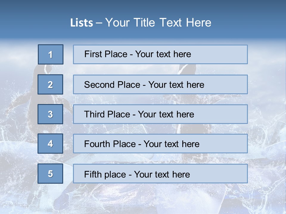Nature Arctic Water PowerPoint Template
