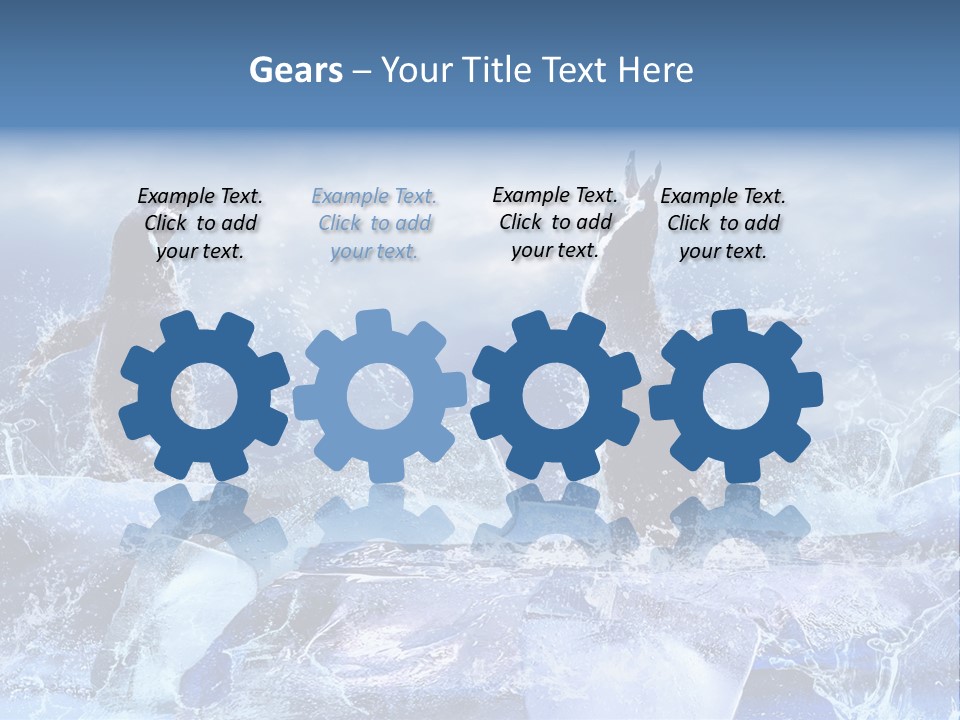Nature Arctic Water PowerPoint Template