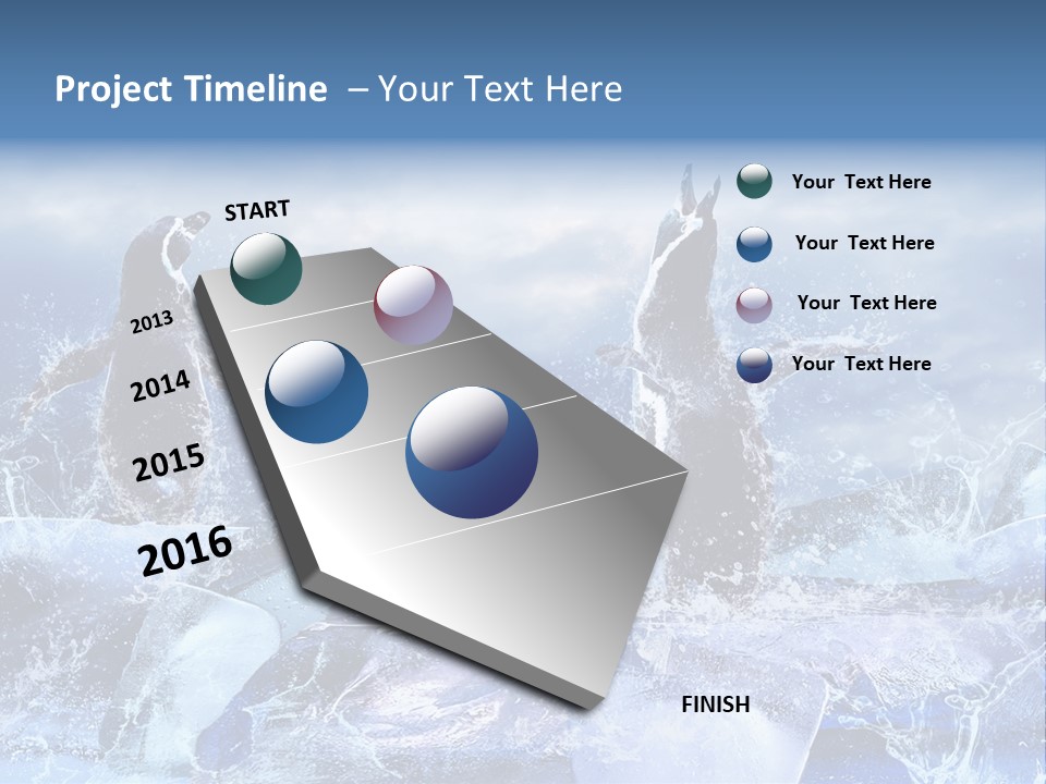 Nature Arctic Water PowerPoint Template