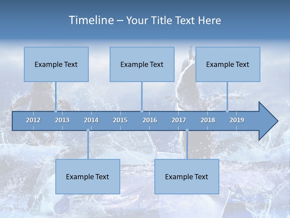Nature Arctic Water PowerPoint Template
