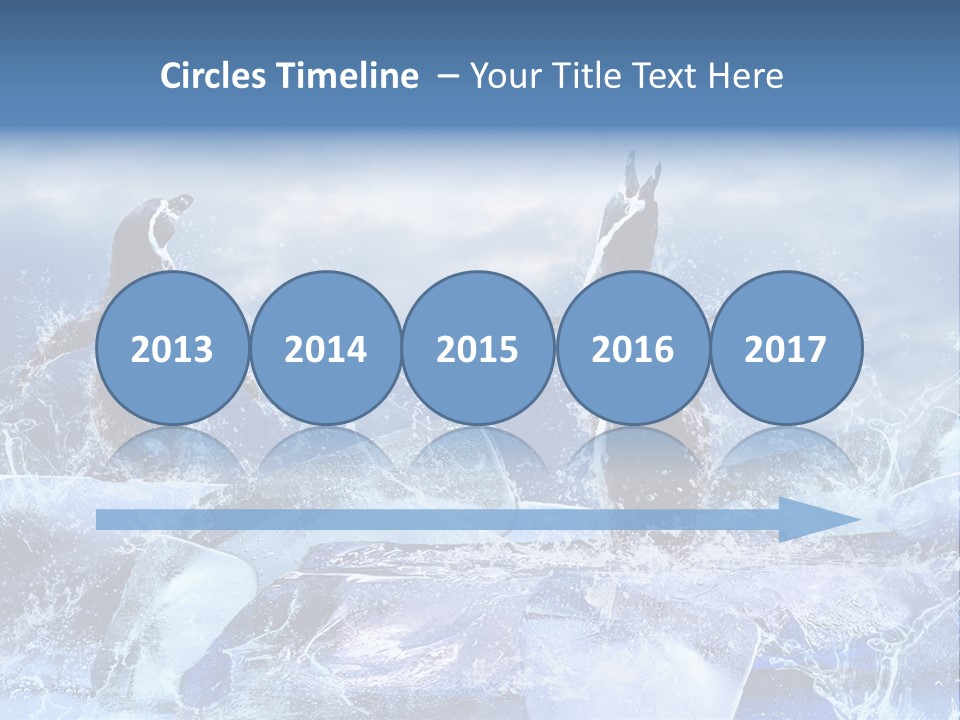 Nature Arctic Water PowerPoint Template