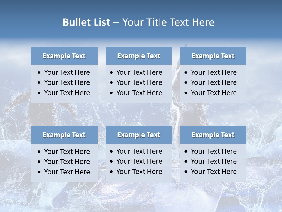 Nature Arctic Water PowerPoint Template