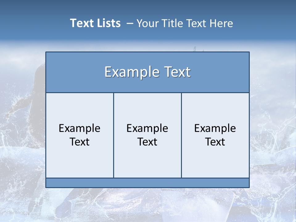 Nature Arctic Water PowerPoint Template
