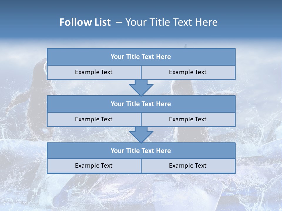 Nature Arctic Water PowerPoint Template
