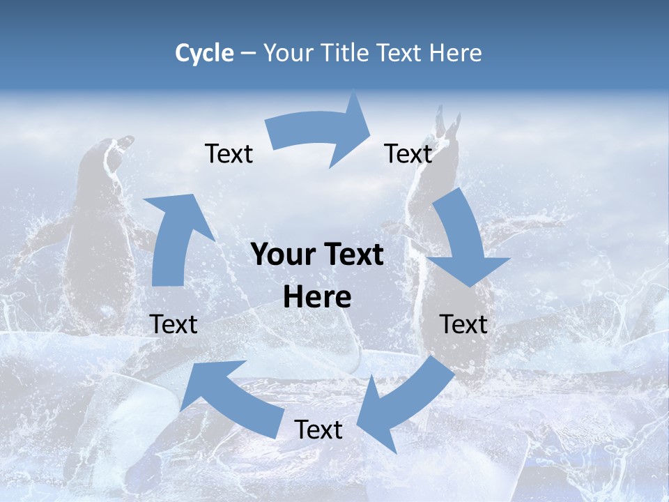 Nature Arctic Water PowerPoint Template