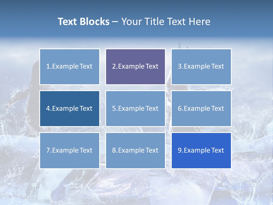 Nature Arctic Water PowerPoint Template