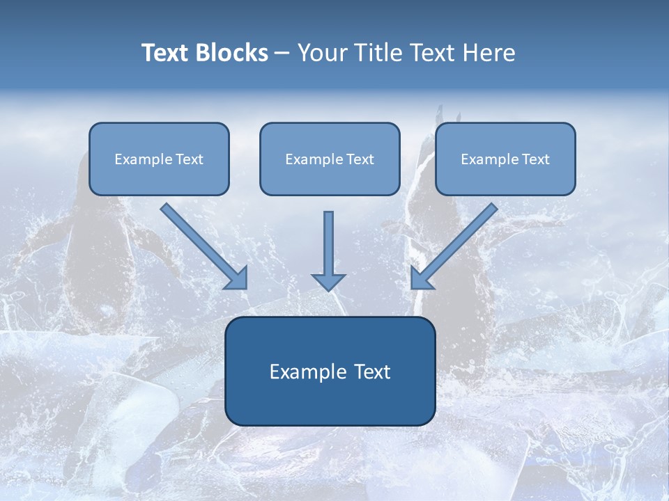 Nature Arctic Water PowerPoint Template