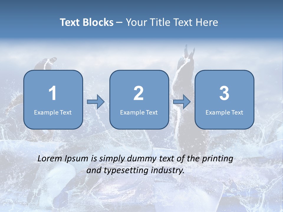 Nature Arctic Water PowerPoint Template