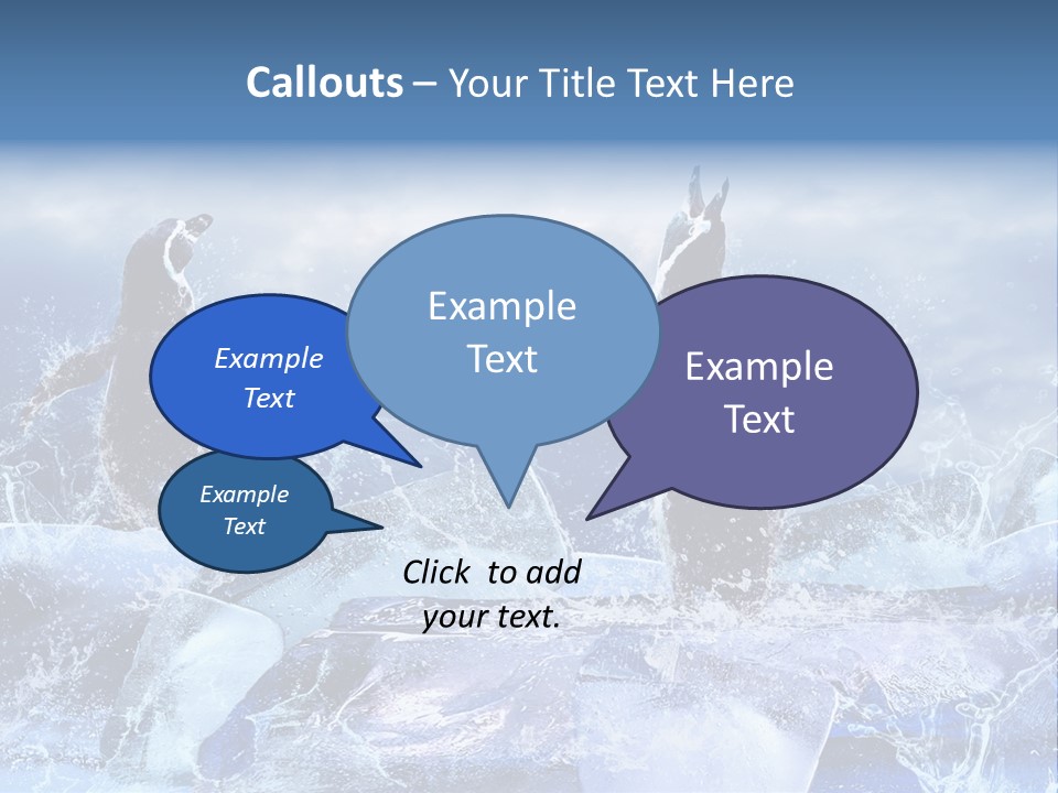 Nature Arctic Water PowerPoint Template