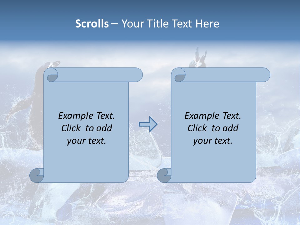 Nature Arctic Water PowerPoint Template