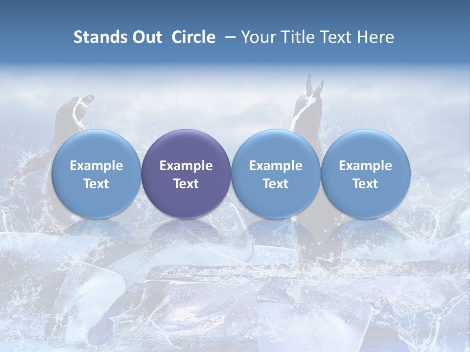 Nature Arctic Water PowerPoint Template