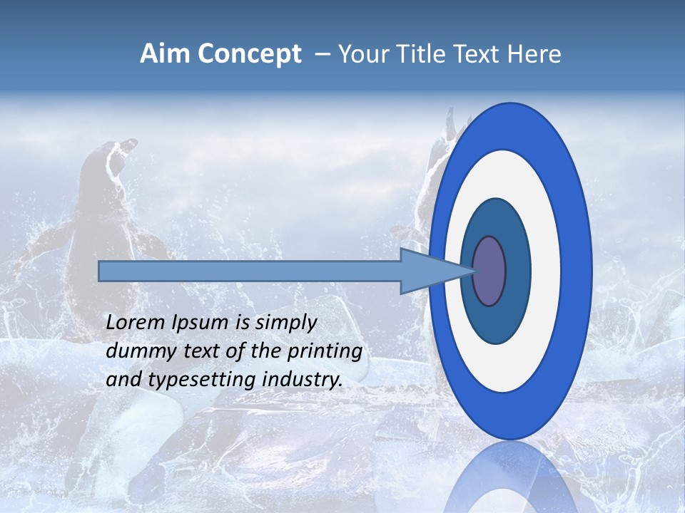 Nature Arctic Water PowerPoint Template