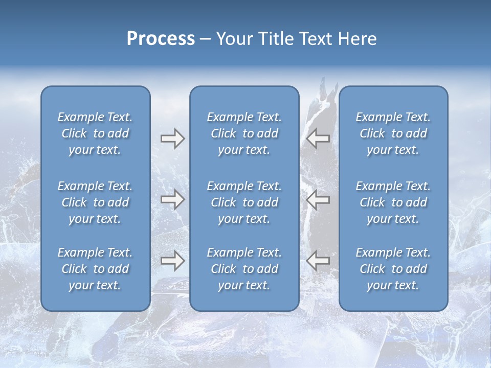 Nature Arctic Water PowerPoint Template