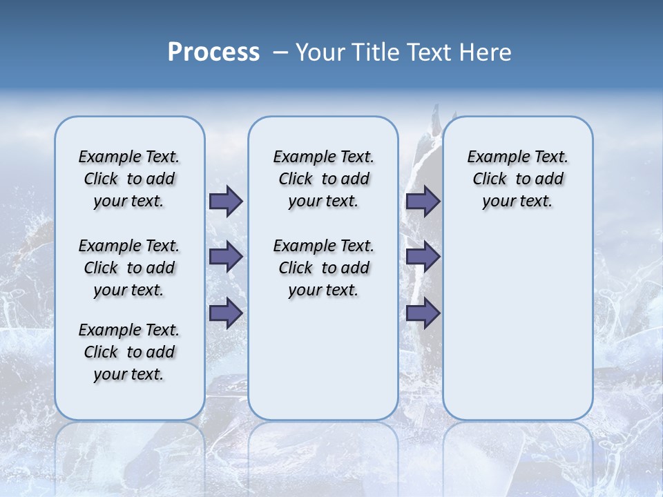 Nature Arctic Water PowerPoint Template
