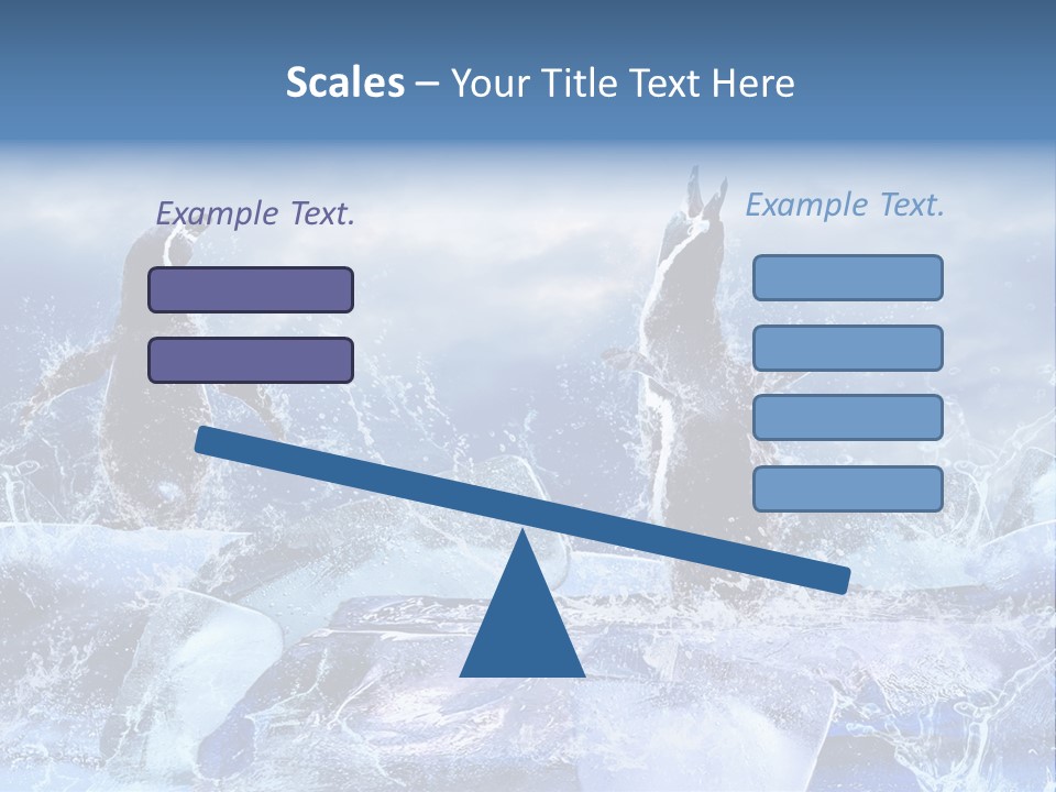 Nature Arctic Water PowerPoint Template