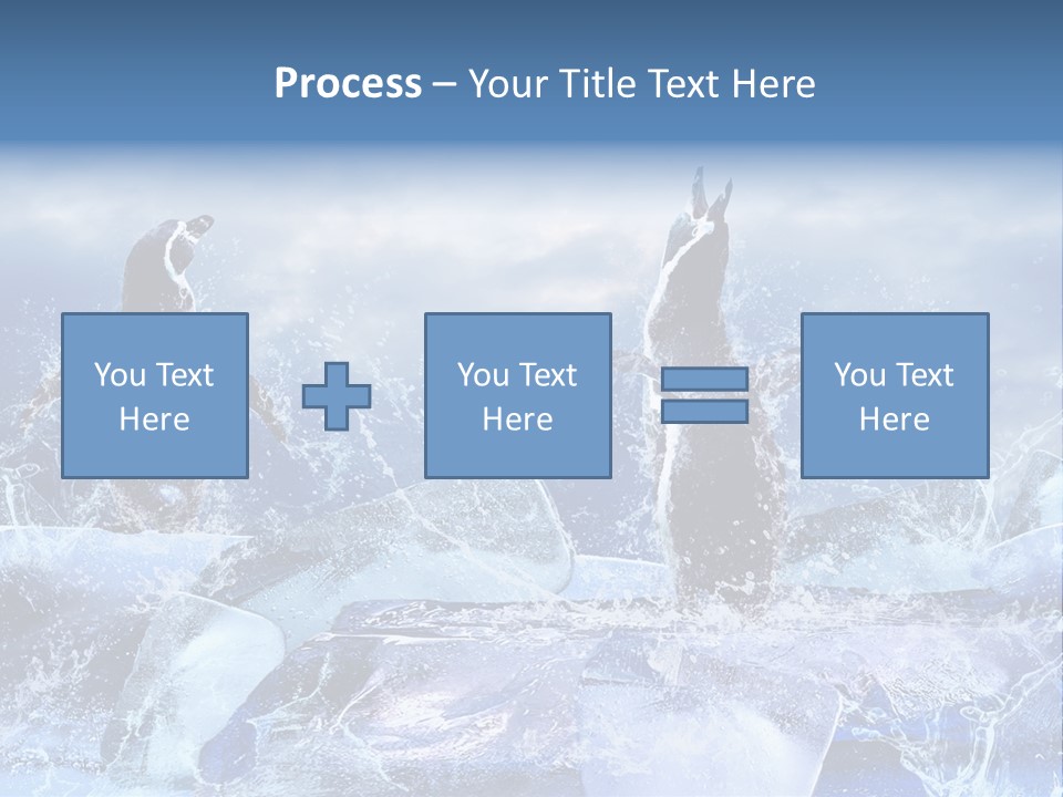 Nature Arctic Water PowerPoint Template