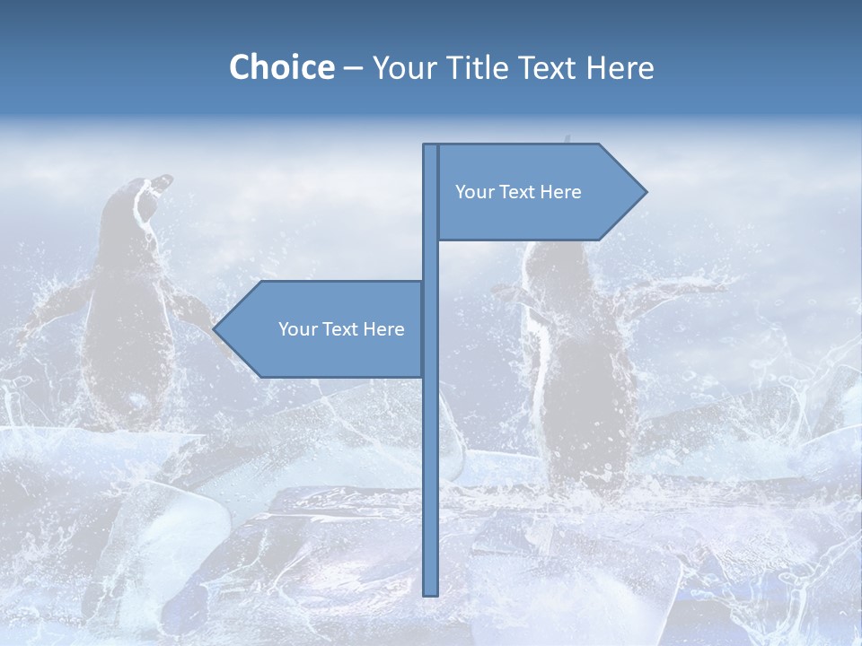 Nature Arctic Water PowerPoint Template