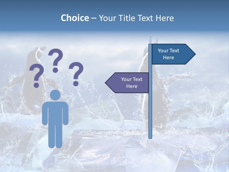 Nature Arctic Water PowerPoint Template