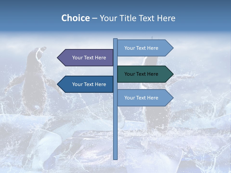 Nature Arctic Water PowerPoint Template