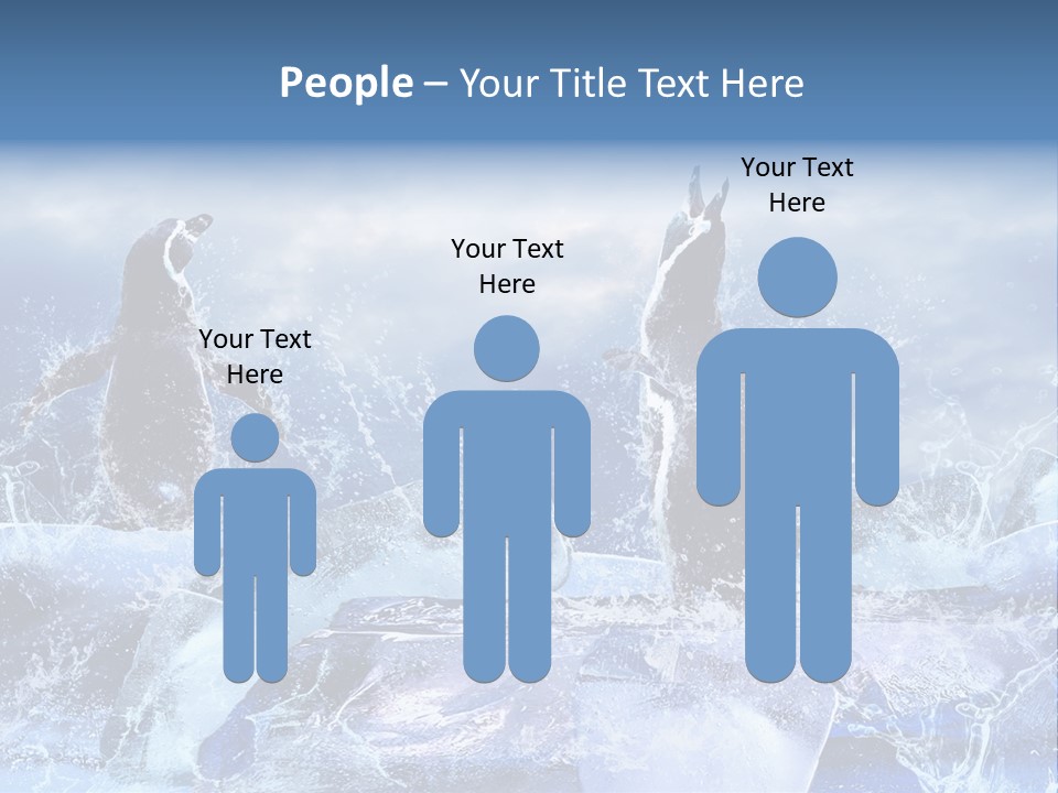 Nature Arctic Water PowerPoint Template