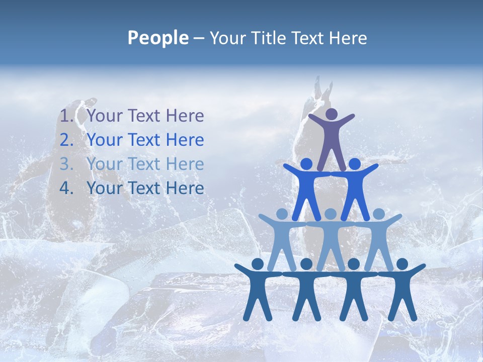 Nature Arctic Water PowerPoint Template