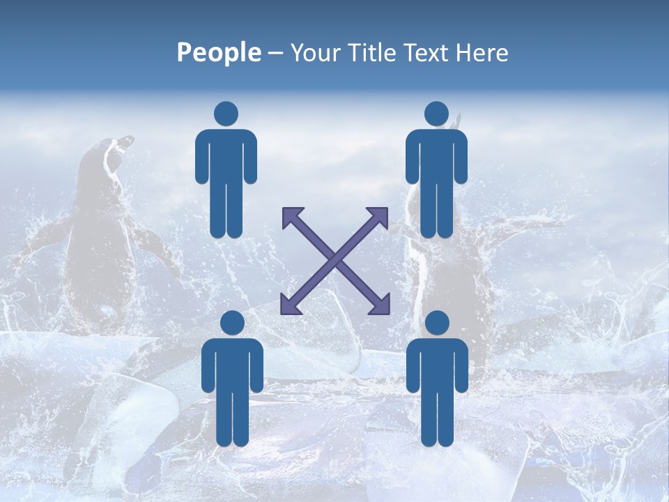 Nature Arctic Water PowerPoint Template