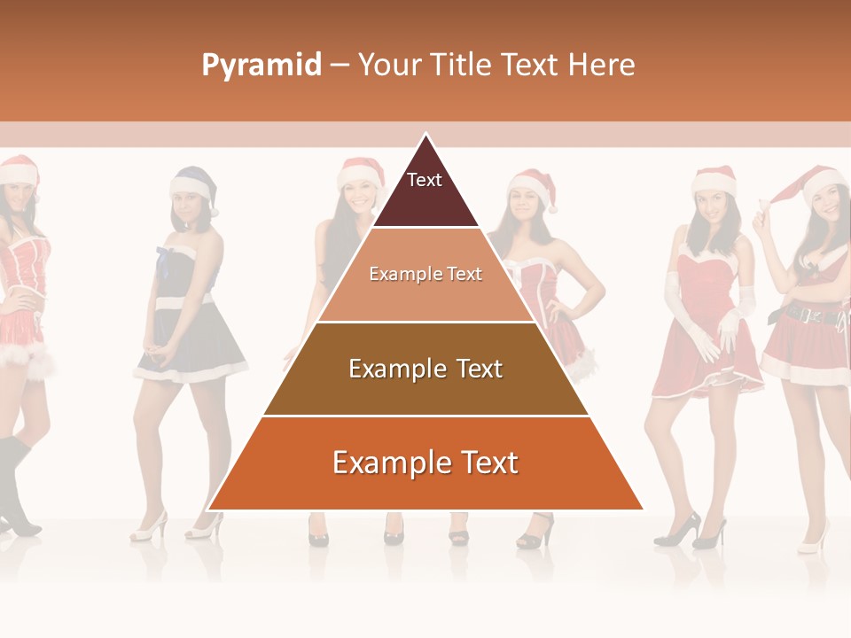 Santa Posing Costume PowerPoint Template