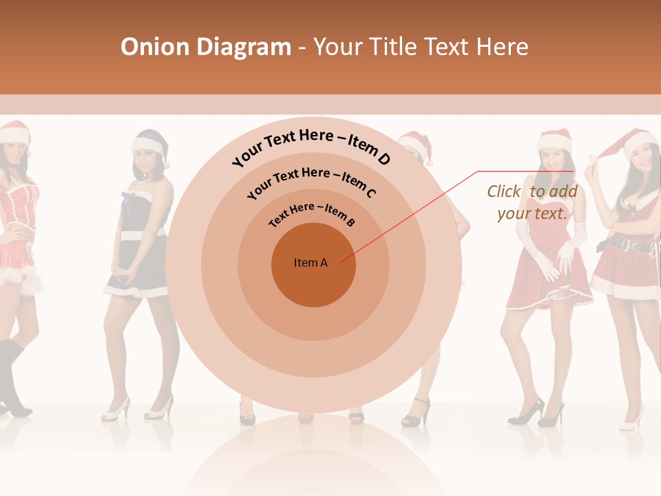 Santa Posing Costume PowerPoint Template