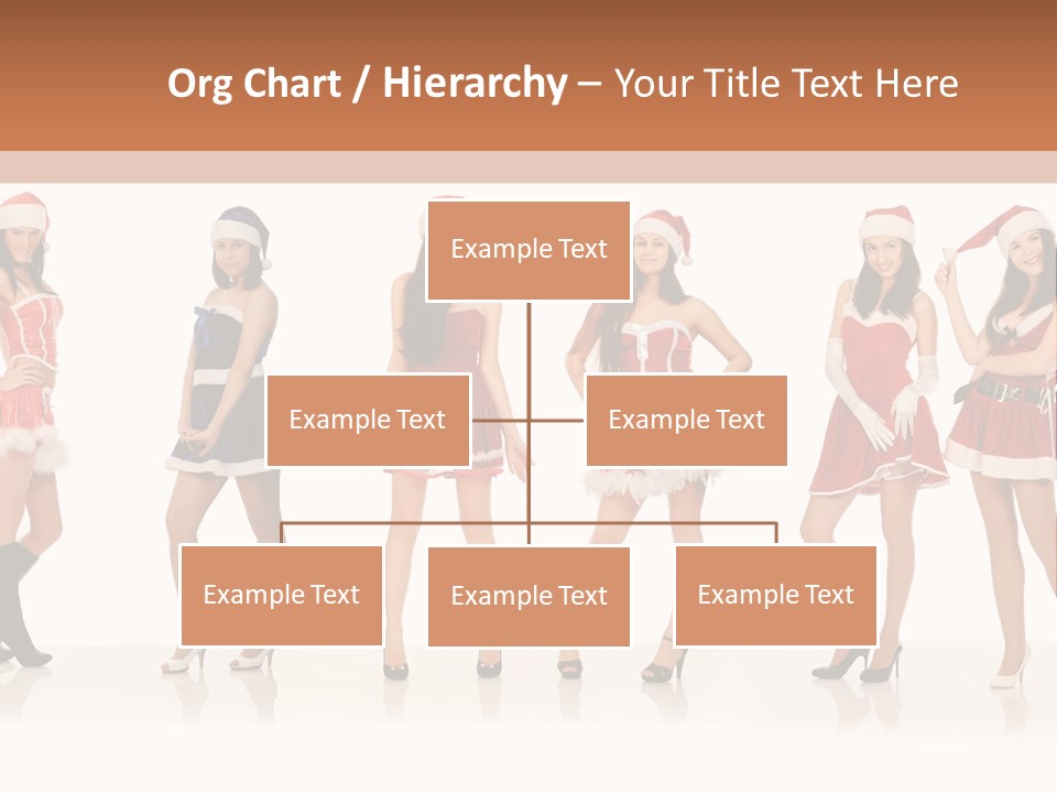 Santa Posing Costume PowerPoint Template