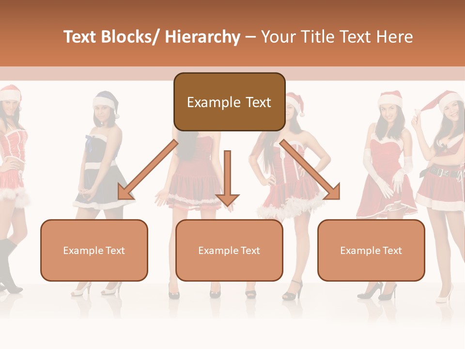 Santa Posing Costume PowerPoint Template