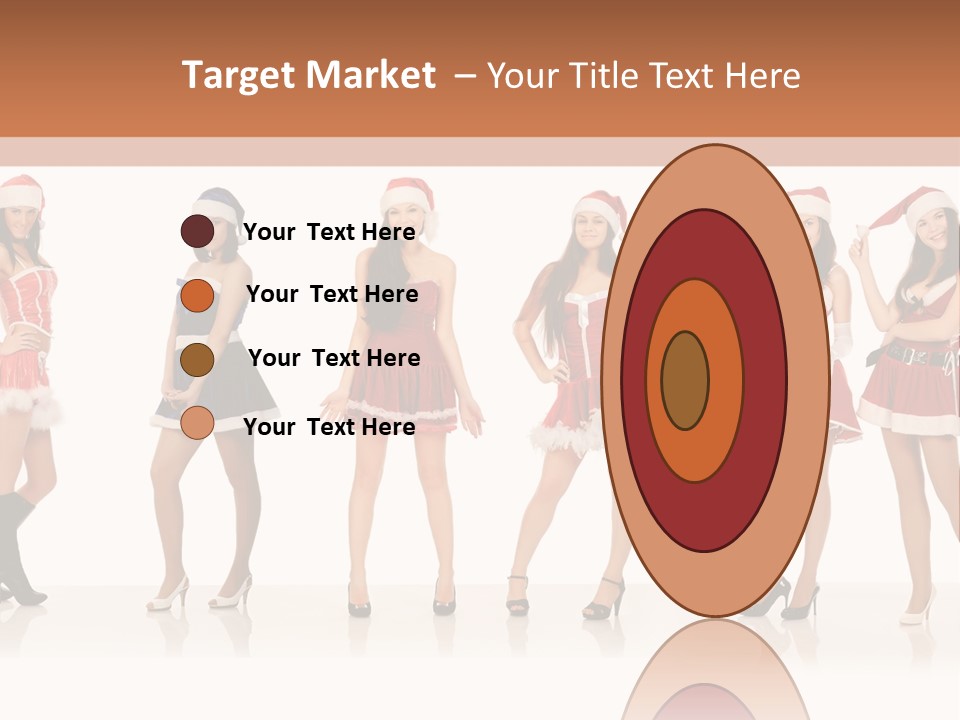 Santa Posing Costume PowerPoint Template